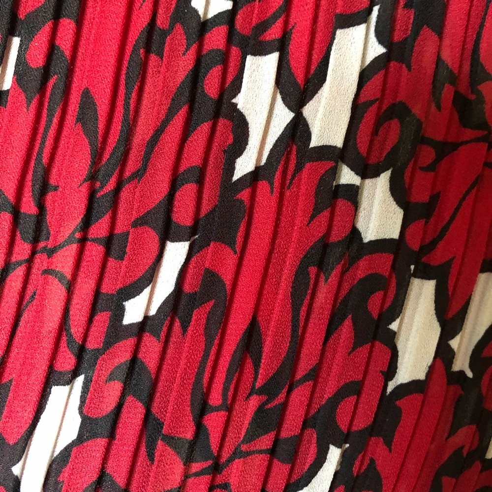 Red Ruffle Button Down Top - image 4